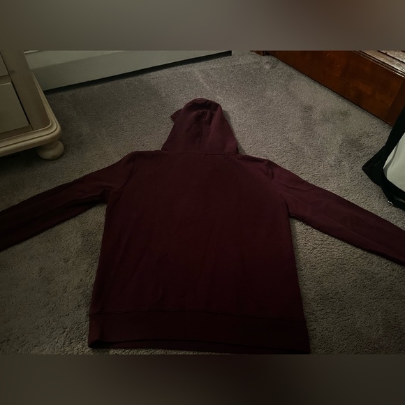VS PINK Maroon Hooded Quarterzip - Picture 2 of 3